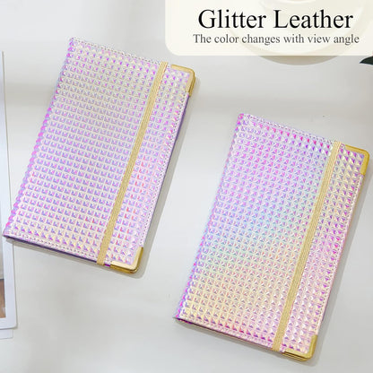 Server_Book_Waitress_Book_with_Money_Pocket_Unique_Glitter_Leather_Server_Books_for_Waitress_Black_Serving_Books_with_Zipper_Pocket_Waiter_Accessories