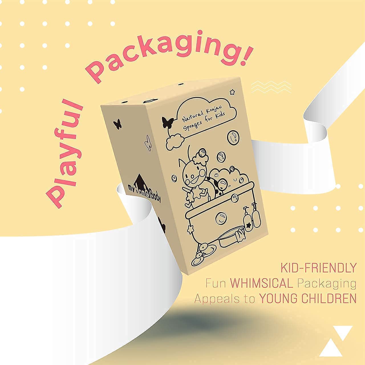 myHomeBody_Konjac_Sponge_for_Bathing,_Cute_Shapes_Natural_Bath_Sponges_for_Infants,_Toddler_Bath_Time,_Natural_and_Safe_Plant-Based_Toys