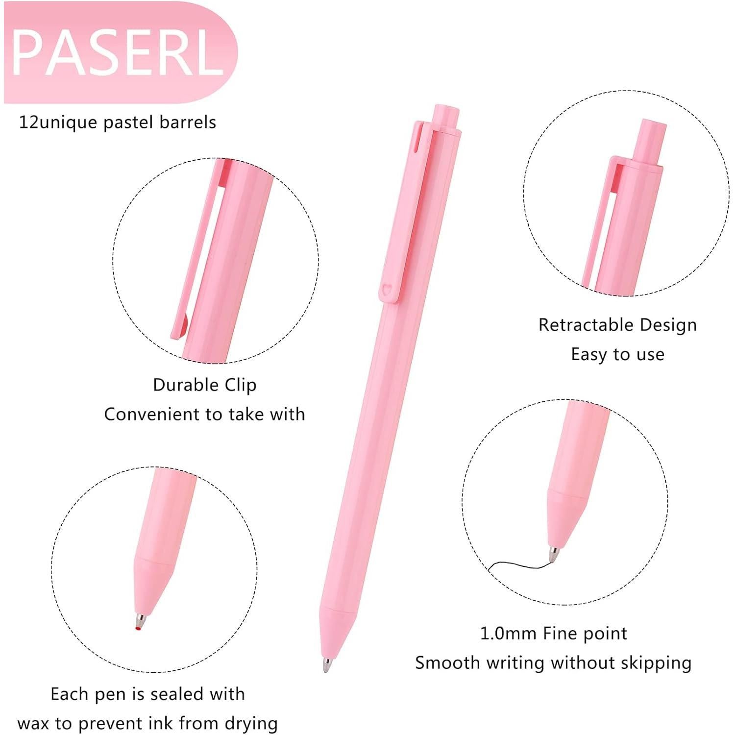 WY_WENYUAN_Pens,_Writing_Pens,_Personalized_Ballpoint_Pens_Bulk,_Flair_Colorful_Pens,_Black_Ink_1.0_mm_Journaling_Pen,_Glitter_Pens_Office_Supplies_For_Women_&_Men,_Note_Taking