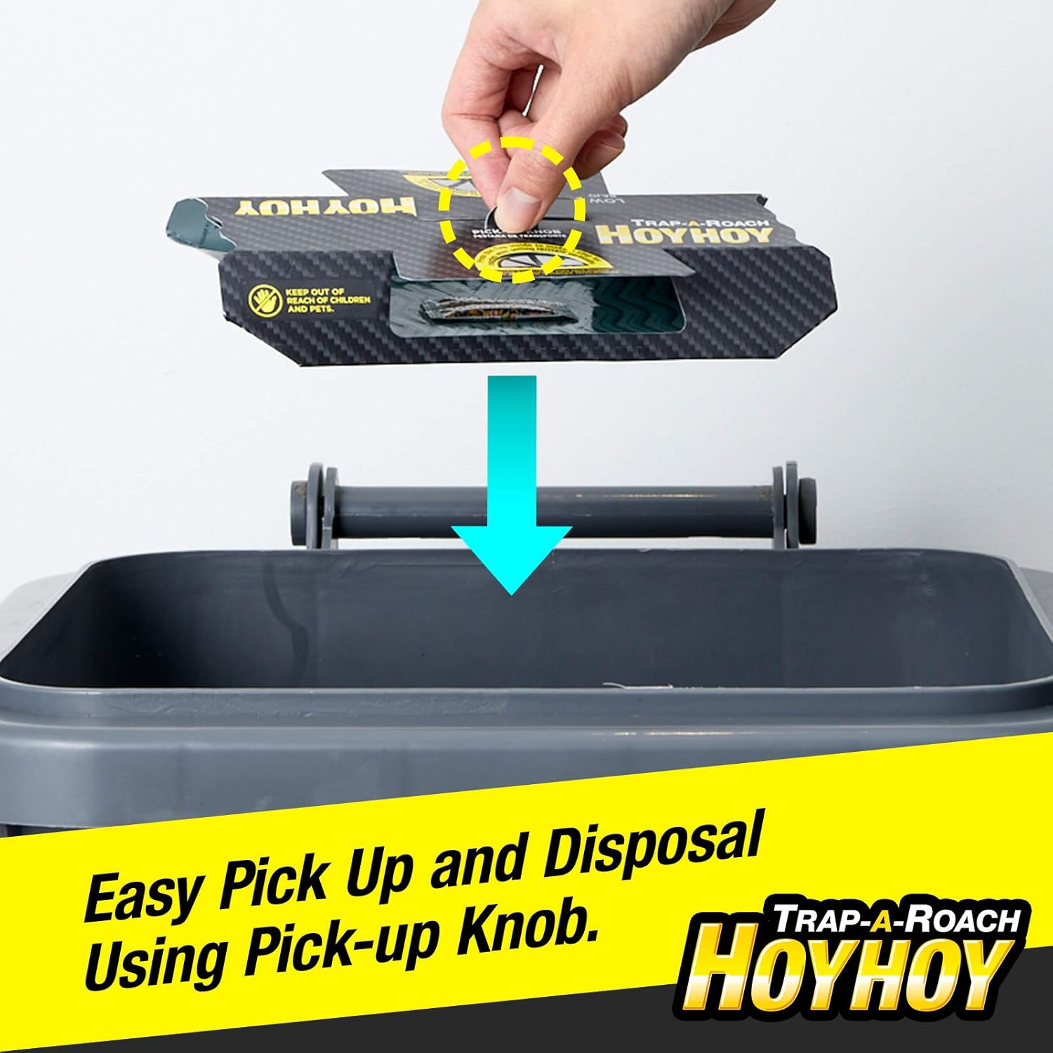 HOY_HOY_Trap_A_Roach_-_Bait_Glue_Traps,_Great_for_Home_with_Kids_&_Pets_Indoor,_Sticky_Pest_Control_Trap,_Roach_Killer,_Made_in_Japan_5_Traps
