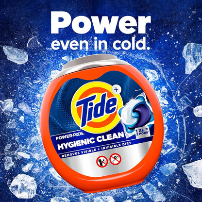 Tide_Hygienic_Clean_Power_PODS_Laundry_Detergent_Pacs,_Original_Scent,_63_Count,_Removes_Visible_and_Invisible_Dirt