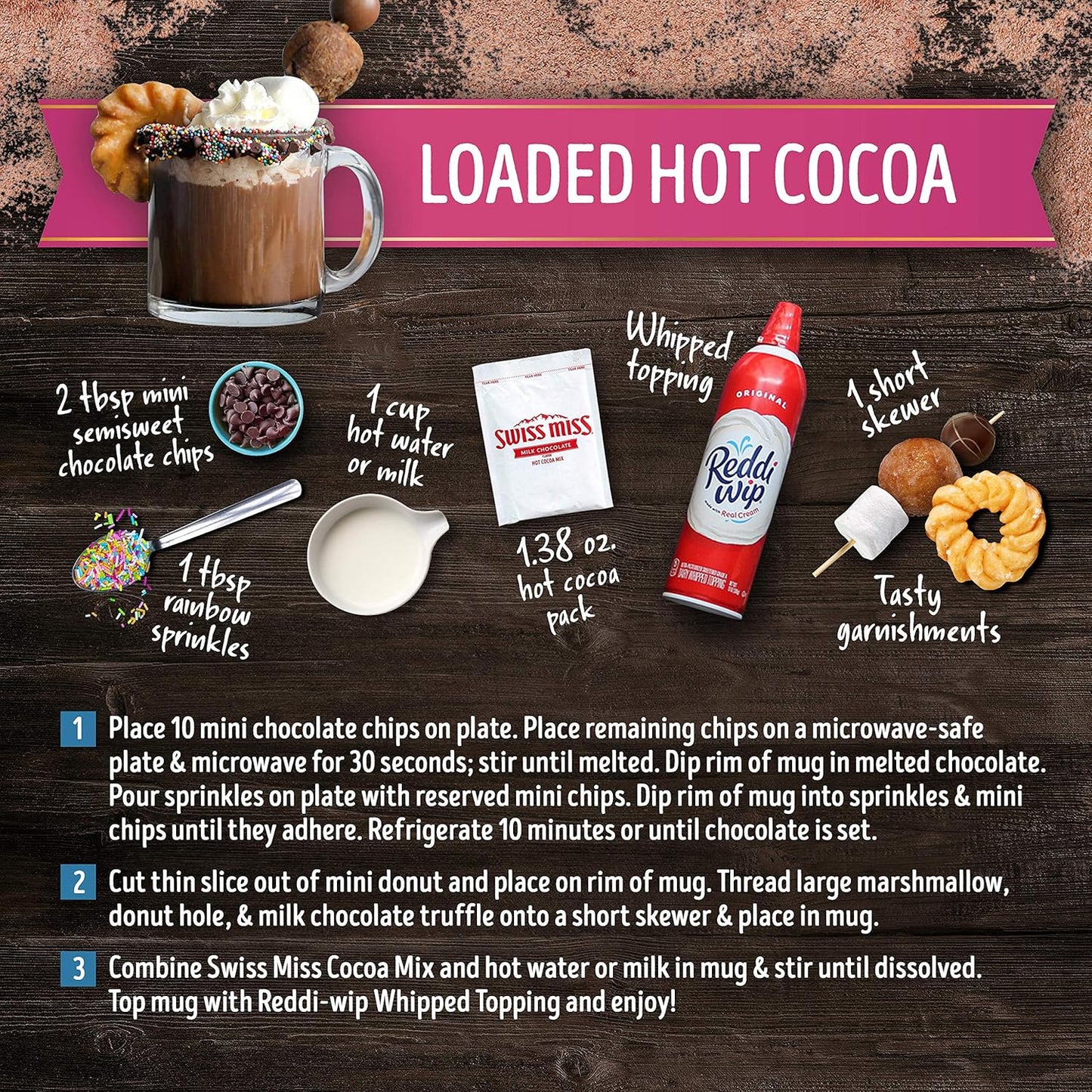 Swiss_Miss_Milk_Chocolate_Flavored_Reduced_Calorie_Hot_Cocoa_Mix,_Hot_Cocoa_Bar_Supplies,_0.39_oz.,_8-Count_Envelopes_(12_Boxes)