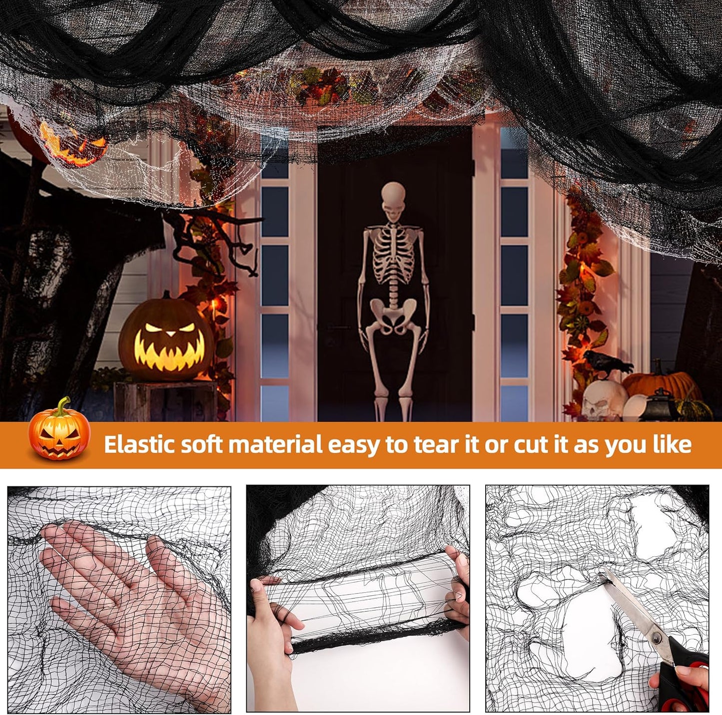 Creepy_Cloth_6Pcs_30×72inch_Black_Spooky_Scary_Gauze_Decor_Halloween_Decorations_for_Party_Indoor_Outdoor_(4Black_+_2White)