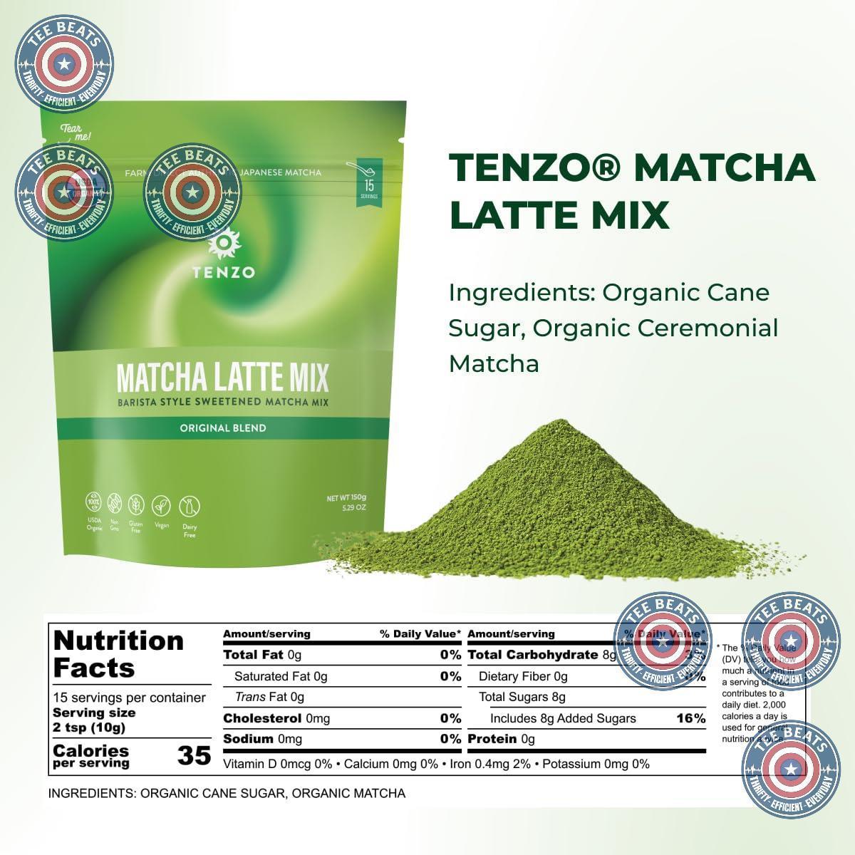 Tenzo_Matcha_Green_Tea_Powder,_Organic_Cafe_Sweetened_Latte_Ceremonial_Barista_Crafted_Mix_-_Authentically_Japanese_(5.29_Ounce)