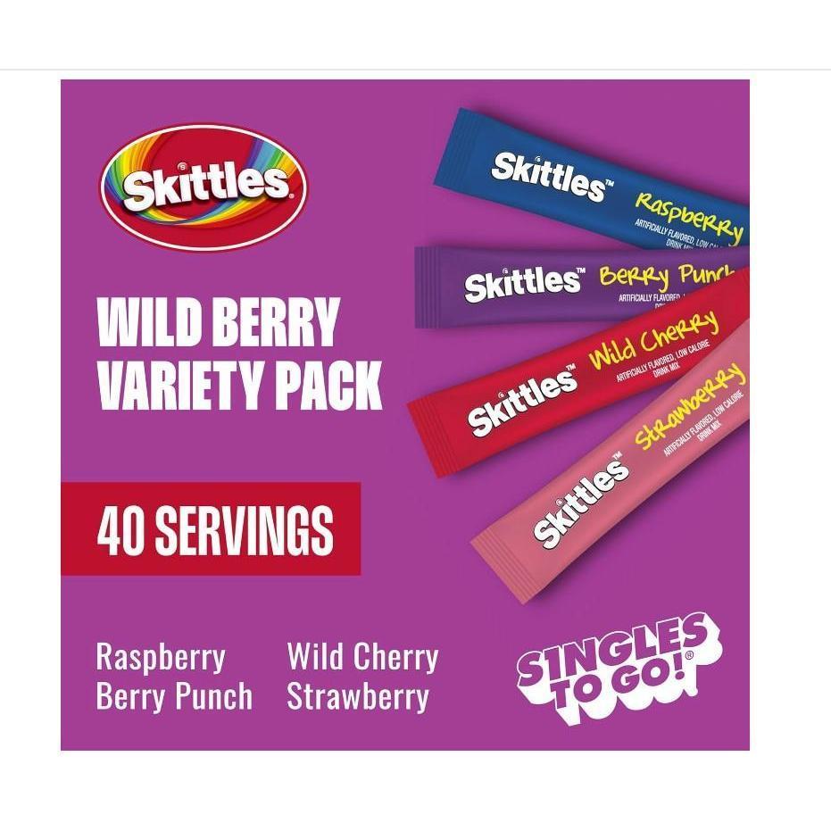 (_Variety_of_Flavors)_Skittles_Singles_To_Go_Tropical_Flavors_Variety_Pack,_Powdered_Drink_Mix,_40_Count