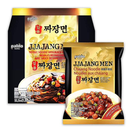 Paldo_Fun_&_Yum_Ilpoom_Jjajangmen_Chajang_Noodle,_Pack_of_4,_Traditional_Brothless_Chajang_Ramen