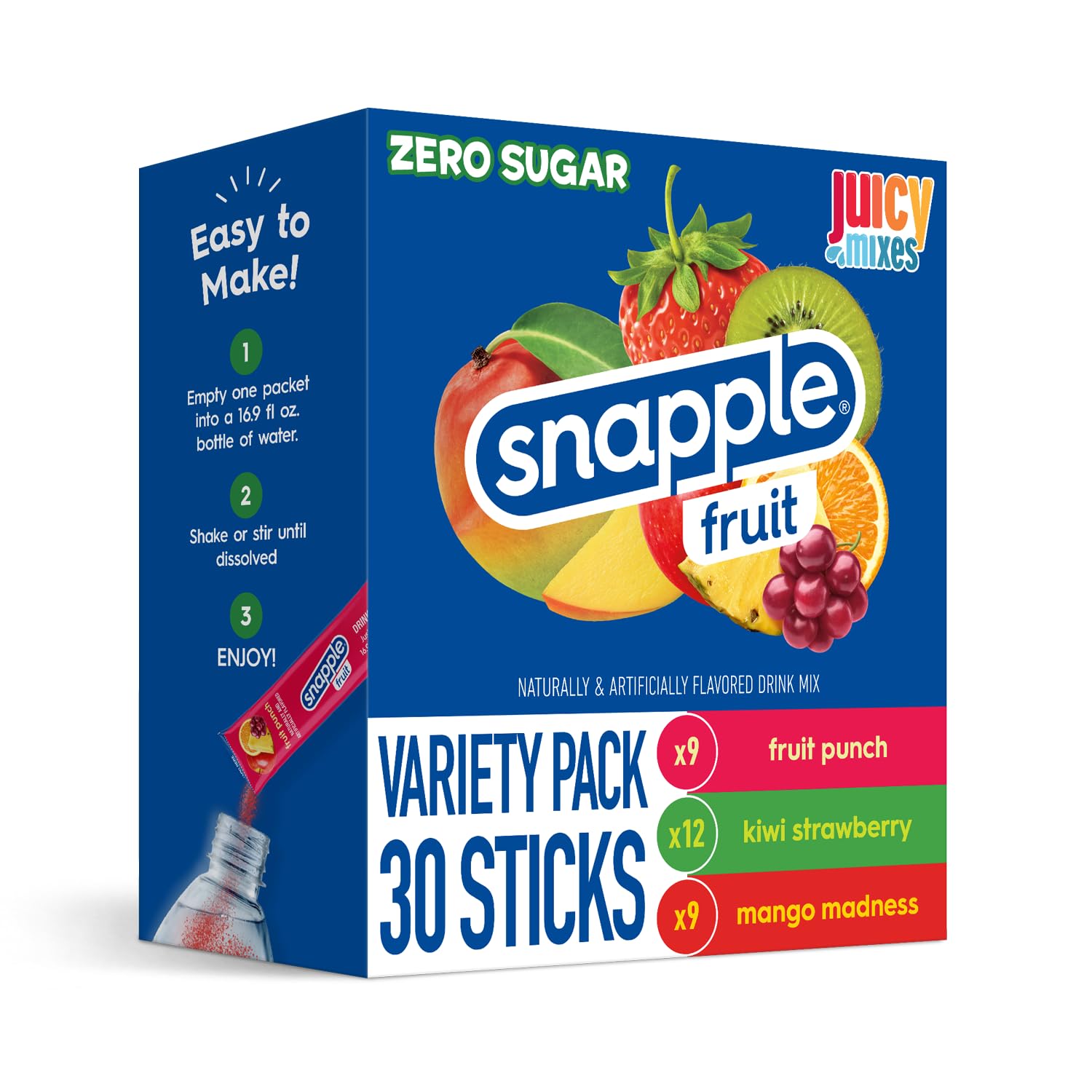 Juicy_Mixes_Snapple_Powder_Drink_Mix_Variety_Pack_-_30_Sticks_|_Assorted_Flavors,_Zero_Sugar_On-the-Go_Hydration_for_Refreshing_Beverages