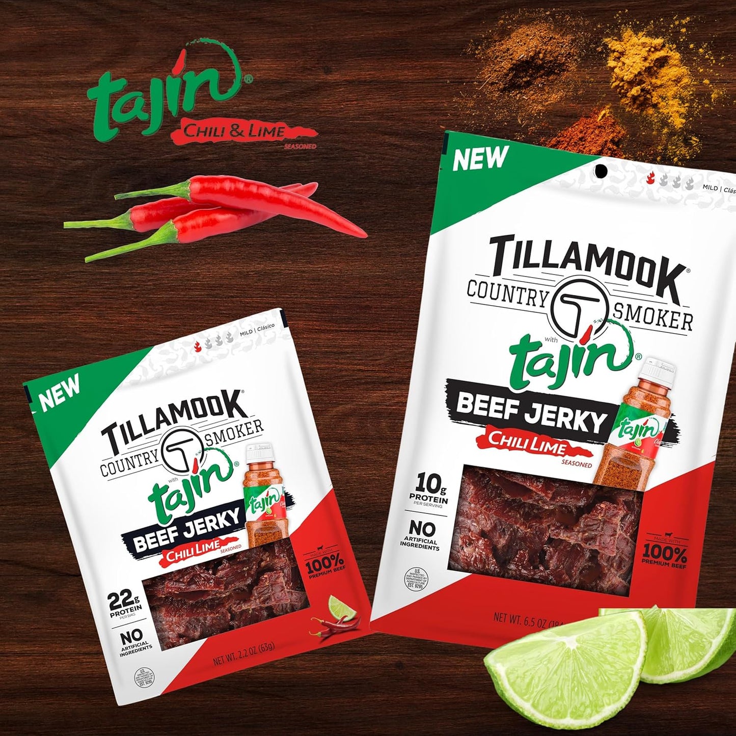 Tillamook_Beef_Jerky,_Country_Smoker_Jerky_with_Chili_Lime_Tajin_Seasoning,_Low_Carb_&_High_Protein,_Ready_to_Eat_Keto_Snack,_Savory_Tangy_Flavor,_Mildly_Spicy_Snacks,_2.2_oz