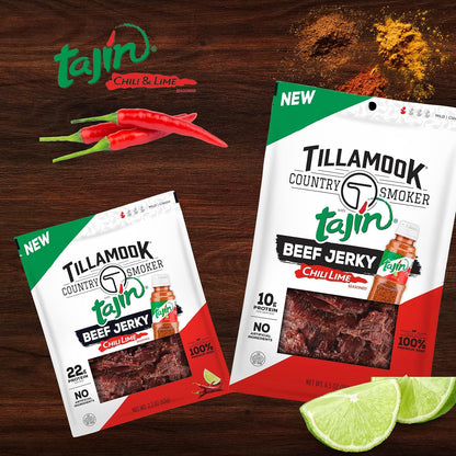 Tillamook_Beef_Jerky,_Country_Smoker_Jerky_with_Chili_Lime_Tajin_Seasoning,_Low_Carb_&_High_Protein,_Ready_to_Eat_Keto_Snack,_Savory_Tangy_Flavor,_Mildly_Spicy_Snacks,_2.2_oz
