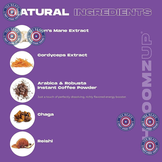 Shroomzup_Mushroom_Coffee_Instant_-_15_Single_Serve_Packets_with_4_Mushrooms_Lion’s_Mane,_Reishi_Chaga_Cordyceps_Vegan_Nootropic_for_Energy