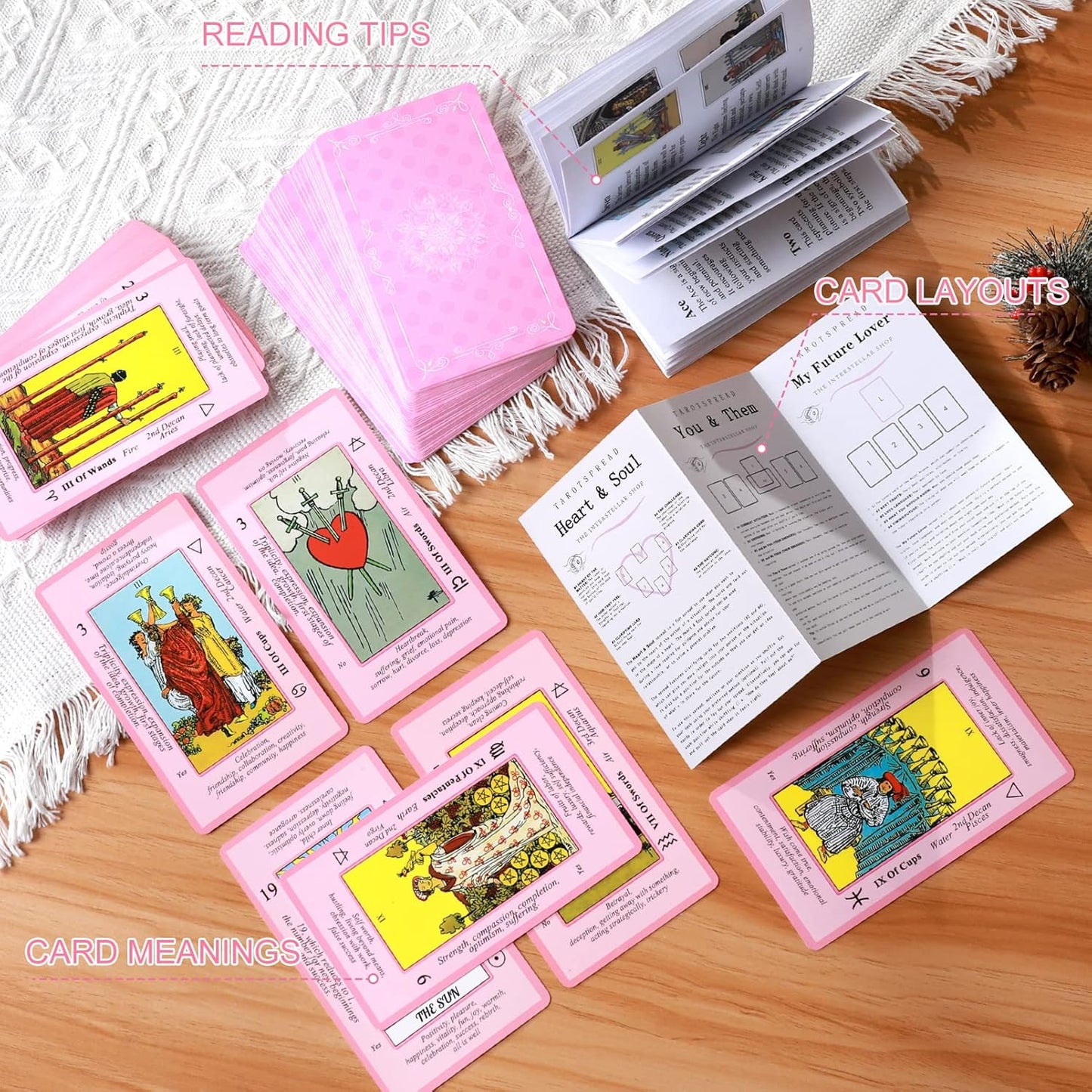Pink_Tarot_Cards_Deck_Set_for_Beginners_with_Meanings_On_Them-Tarot_Card_with_Guidebook-(Free_Velvet_Tarot_Bag_Pouch)