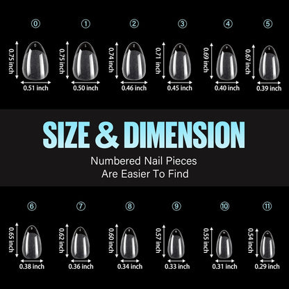 TOMICCA_Short_Almond_Nail_Tips,_240Pcs_Half_Matte_Soft_Gel_Nail_Tips,_12_Sizes_Acrylic_Pre-Shaped_Nails,_Full_Cover_False_Nails_for_Extension_Nail