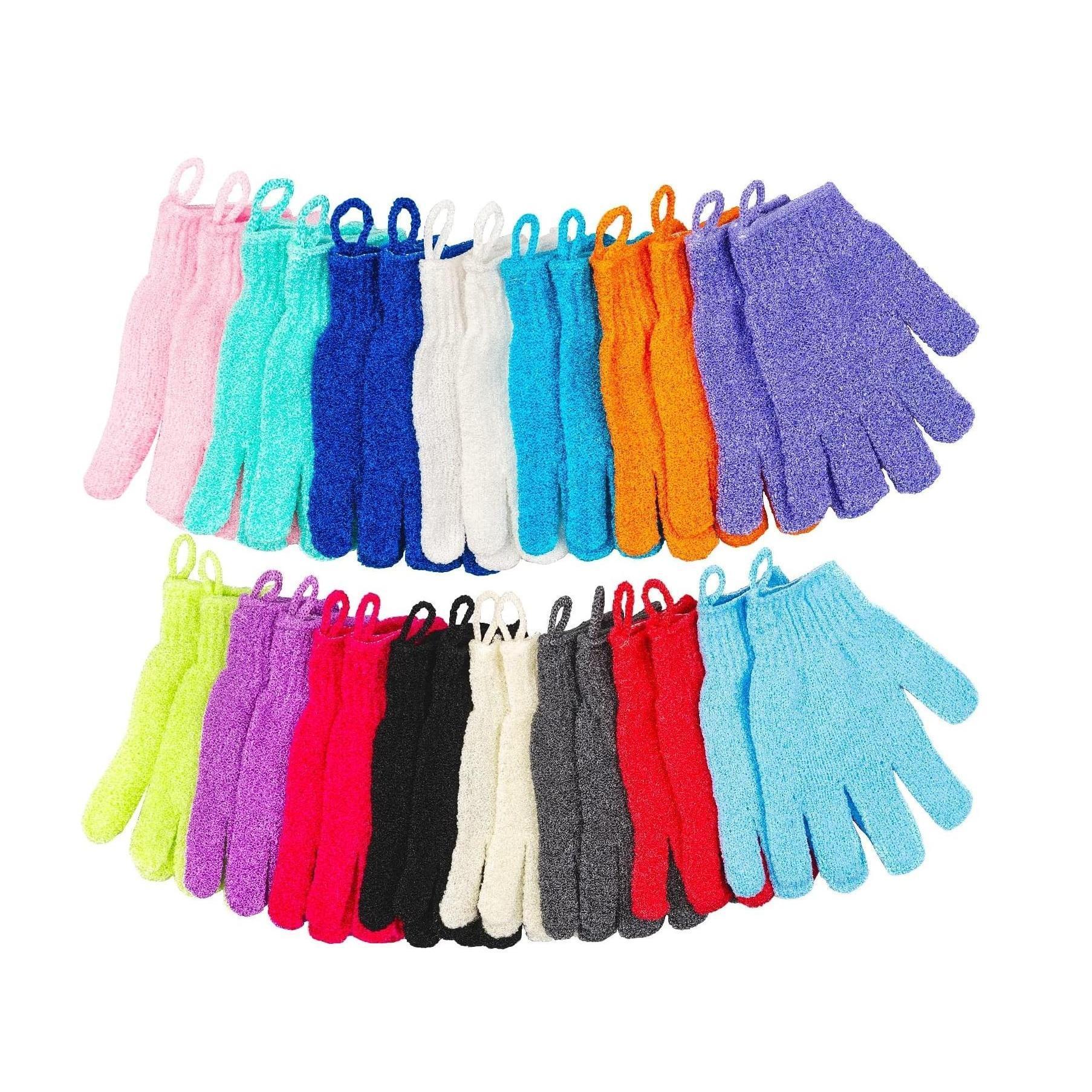 30_Pcs_Exfoliating_Gloves_for_Shower,_15_Colors_Body_Exfoliator_Glove_with_Hanging_Loop,_Scrub_Exfoliate_Glove_Mitt_Bath_Face_Spa_Hand_Scrubber_Wash_Deep_Scrubbing_Dead_Skin_for_Women_Men,_by_Aisuly