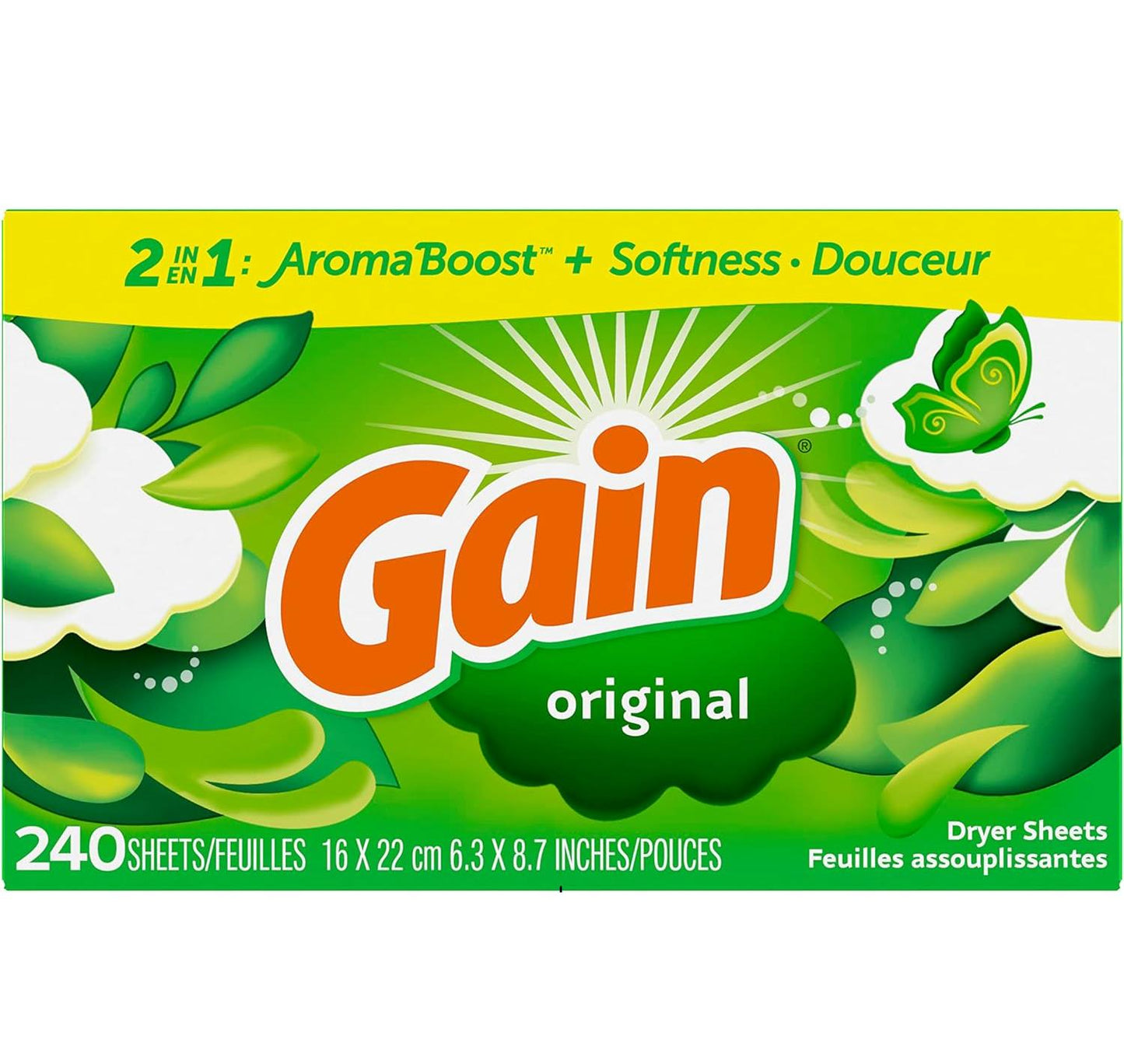 Gain_Dryer_Sheets_Laundry_Fabric_Softener,_Original_Scent,_240_Count_Household_Cloth