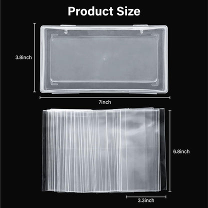 100_Pack_Paper_Money_Holders_with_Plastic_Storage_Case,_Clear_Thicken_Paper_Money_Currency_Collection_Sleeves_Protector_OPP_Bag
