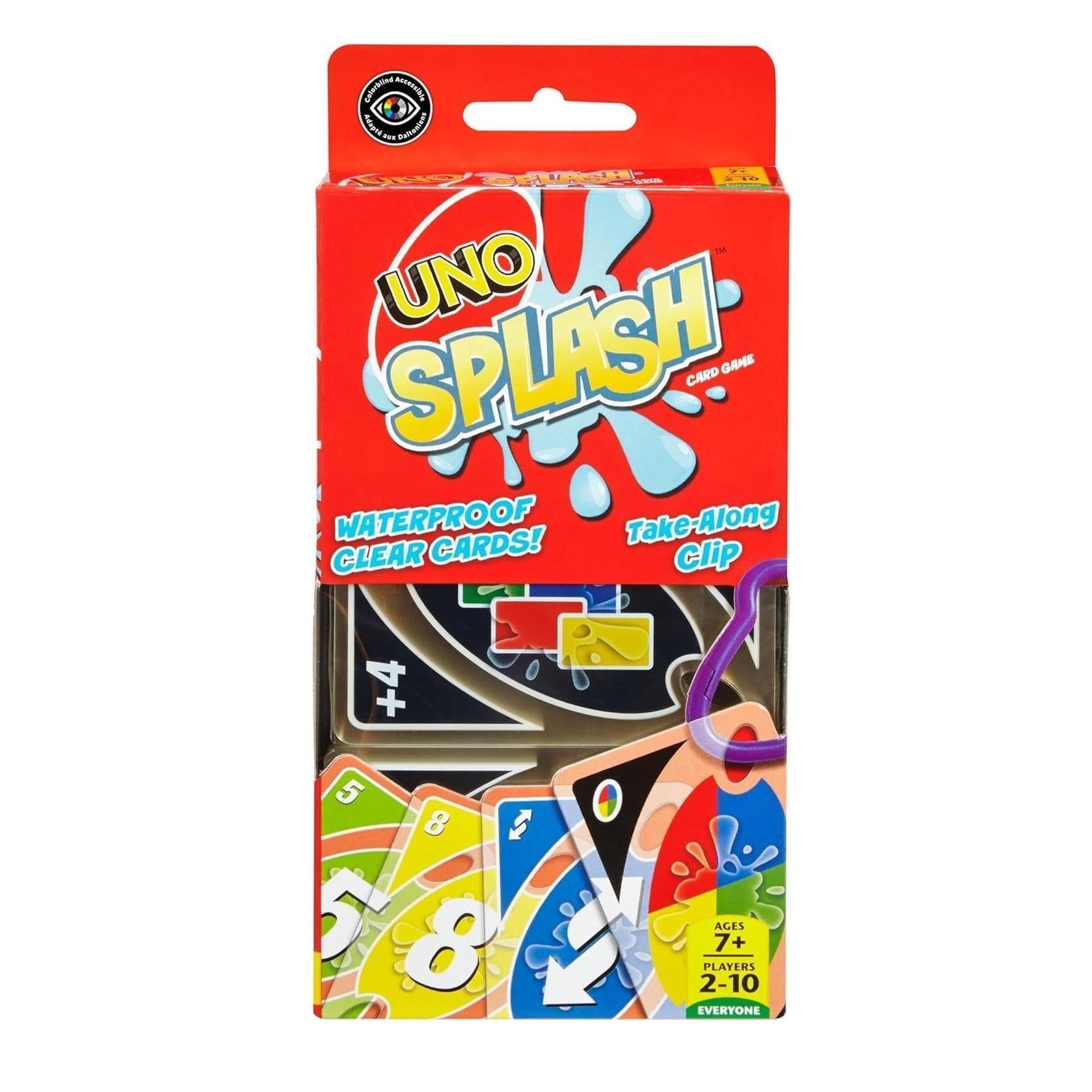 Games_​UNO_Splash_Card_Game_for_Outdoor_Camping,_Travel_and_Family_Night_with_Water-Resistent_Plastic_Cards