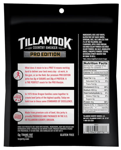 Tillamook_Beef_Jerky,_Country_Smoker_PRO_Edition,_Zero_Sugar,_Original,_2.14_Oz,_Real_Hardwood_Smoked_Fresh_Angus_Beef,_Low_Carb,_High_Protein,_Ready_to_Eat_Keto_Snack_for_Athletes,_Gluten_Free