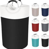 BlissTotes Laundry Basket, Laundry Hamper, Collapsible Laundry Baskets, Dirty Clothes Hamper, Waterproof with Foam Protected Aluminum Handles for College Dorm, Family