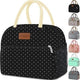 Black polka dot