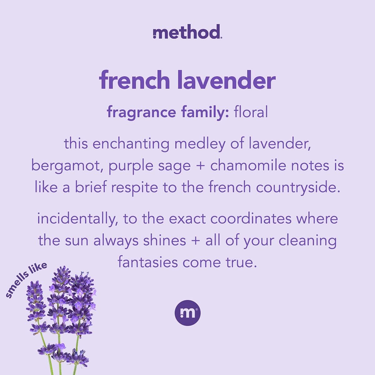 Method_All-Purpose_Cleaner_Spray,_French_Lavender,_Plant-Based_and_Biodegradable_Formula_Perfect_for_Most_Counters,_Tiles_and_More,_28_Fl_Oz