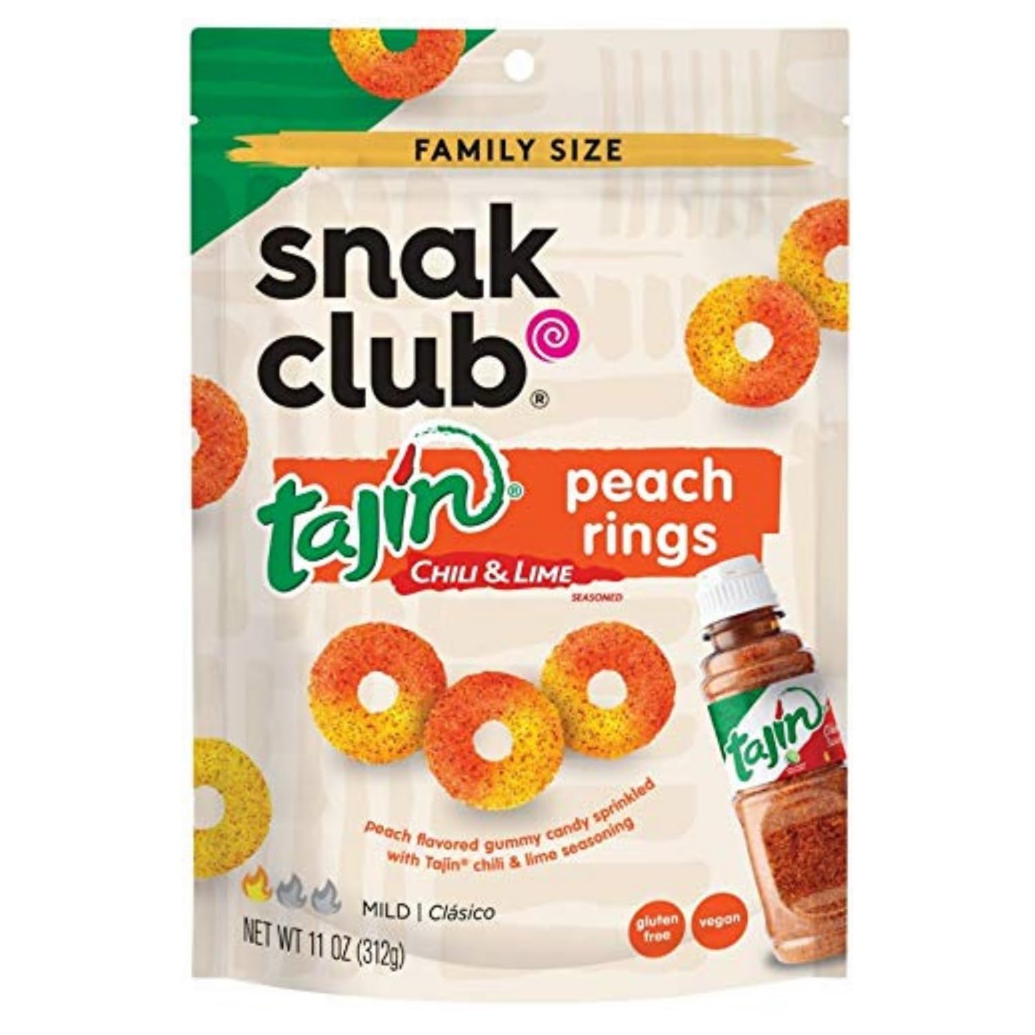Peach_Rings,_Tajin_Chili_&_Lime_Seasoned,_Sweet_and_Spicy_Gummy_Candy,_Mild_in_Heat_Bold_in_Flavor,_Low-Fat,_Vegan,_Gluten-Free_Snack,_Family_Size,_11_Ounce
