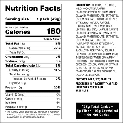 Quest_Nutrition_Coated_Candies,_Chocolatey_Peanut,_1g_Sugar,_10g_Protein,_4g_Net_Carbs,_Gluten_Free,_Keto_Friendly,_4_Count