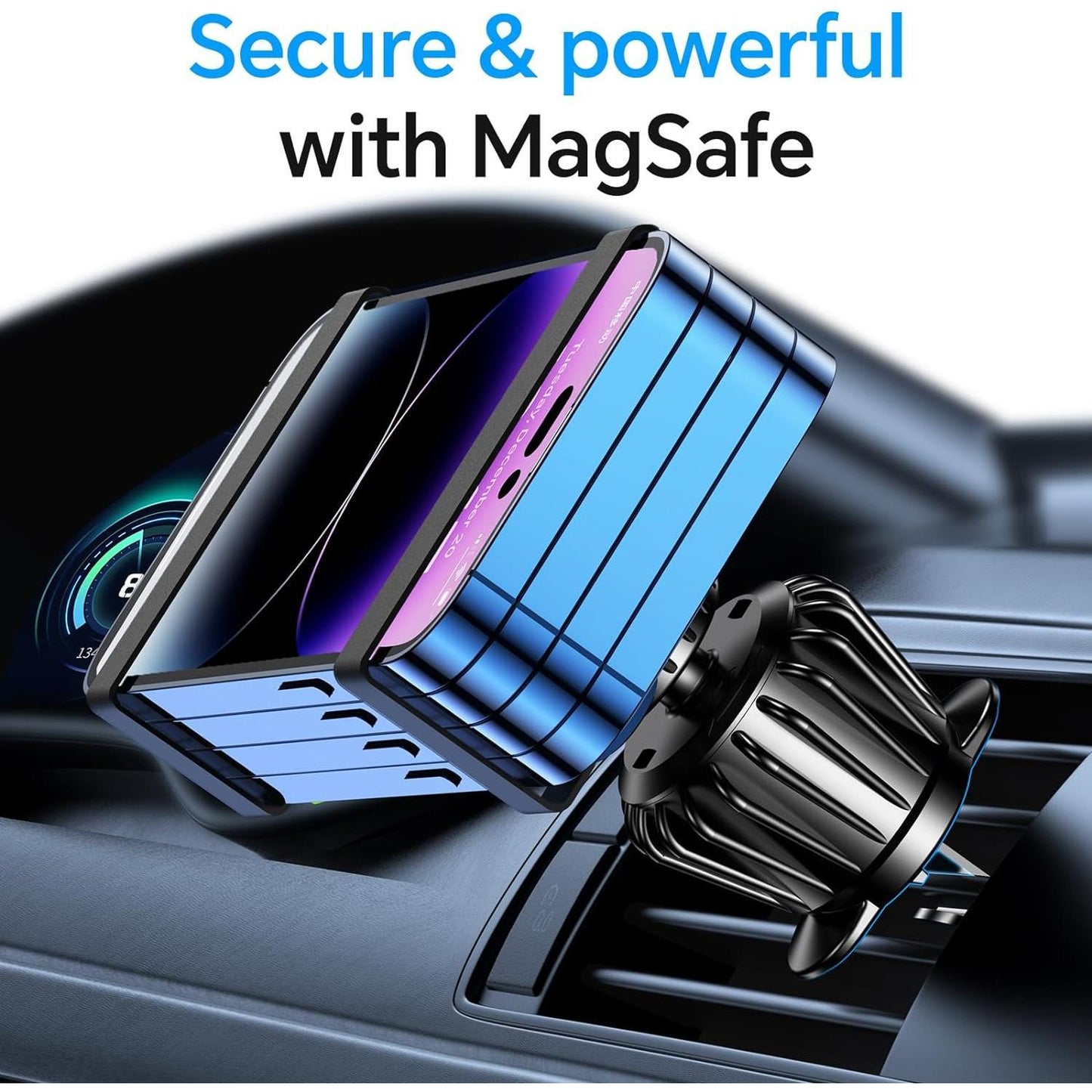 For_Magsafe_Car_Mount【20_Strong_Magnets_】_Mount_Dash【360°_】Phone_Holders_for_Your_Car_Accessories_iPhone_15_14_13_12_Pro_Max_Plus_Max_Metal_Android