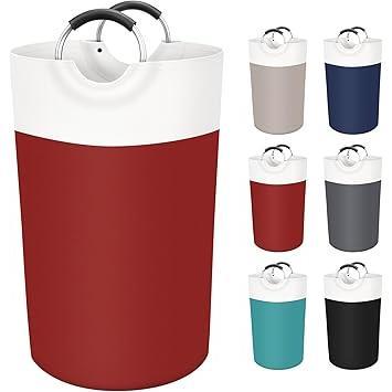 BlissTotes_Laundry_Basket,_Laundry_Hamper,_Collapsible_Laundry_Baskets,_Dirty_Clothes_Hamper,_Waterproof_with_Foam_Protected_Aluminum_Handles_for_College_Dorm,_Family