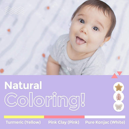 myHomeBody_Konjac_Sponge_for_Bathing,_Cute_Shapes_Natural_Bath_Sponges_for_Infants,_Toddler_Bath_Time,_Natural_and_Safe_Plant-Based_Toys