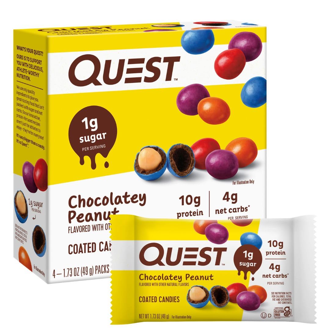 Quest_Nutrition_Coated_Candies,_Chocolatey_Peanut,_1g_Sugar,_10g_Protein,_4g_Net_Carbs,_Gluten_Free,_Keto_Friendly,_4_Count