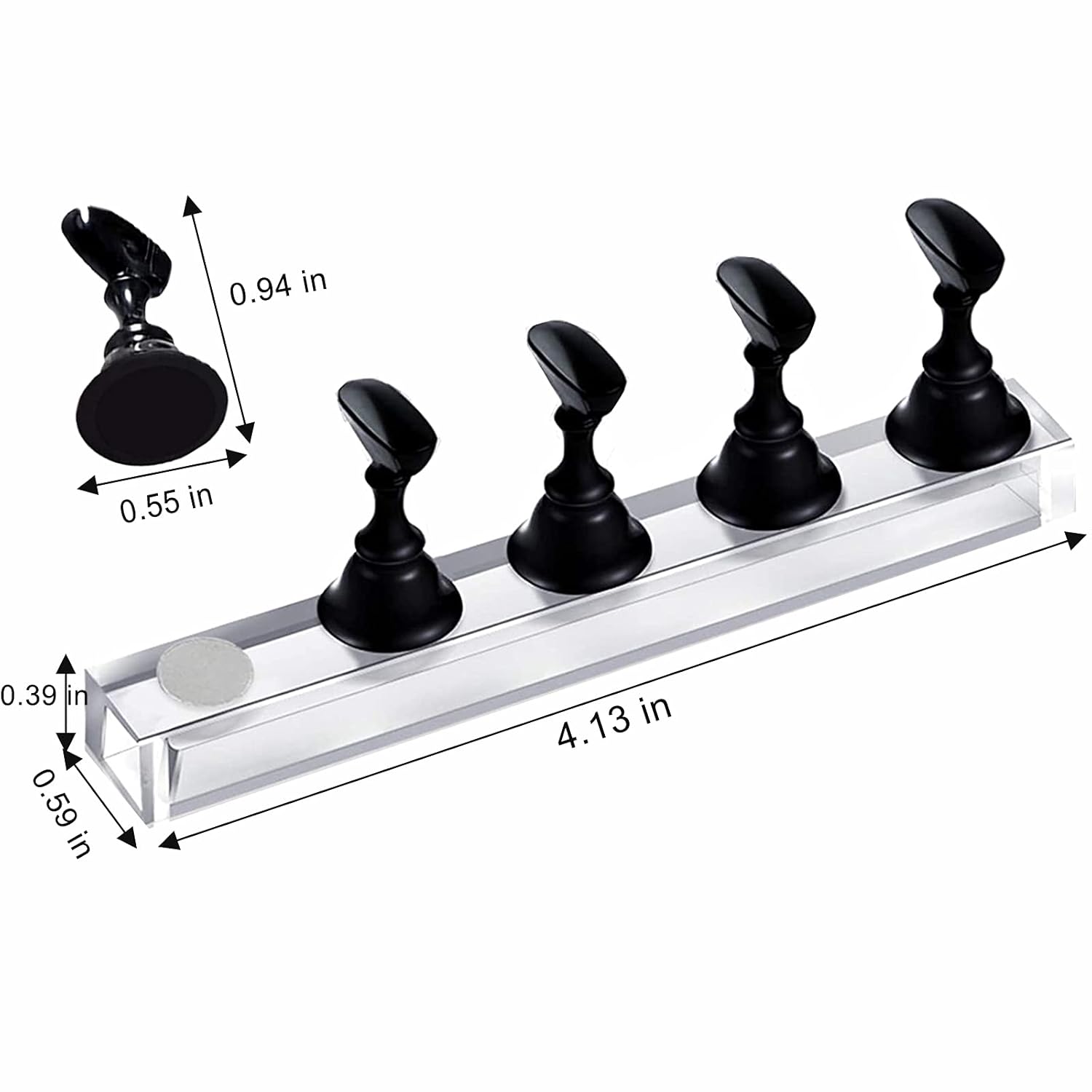 10Pcs_Nail_Stand_for_Press_on,_Fake_Acrylic_Nail_Stand,_Nail_Display_Practice_Stands_with_Magnetic_Base,_Nail_Tip_Holders_for_Salon_and_Home_DIY