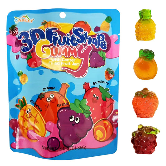 Apexy_3D_Fruit_Gummy_Candy_With_Center_Filled_Fruit_Flavor_Jam,_Assorted_Flavors,_Gummy_Candy_Fruit_Snacks,_Great_For_Party_or_Cupcake_Toppers,_3.03oz_(Pack_of_3)