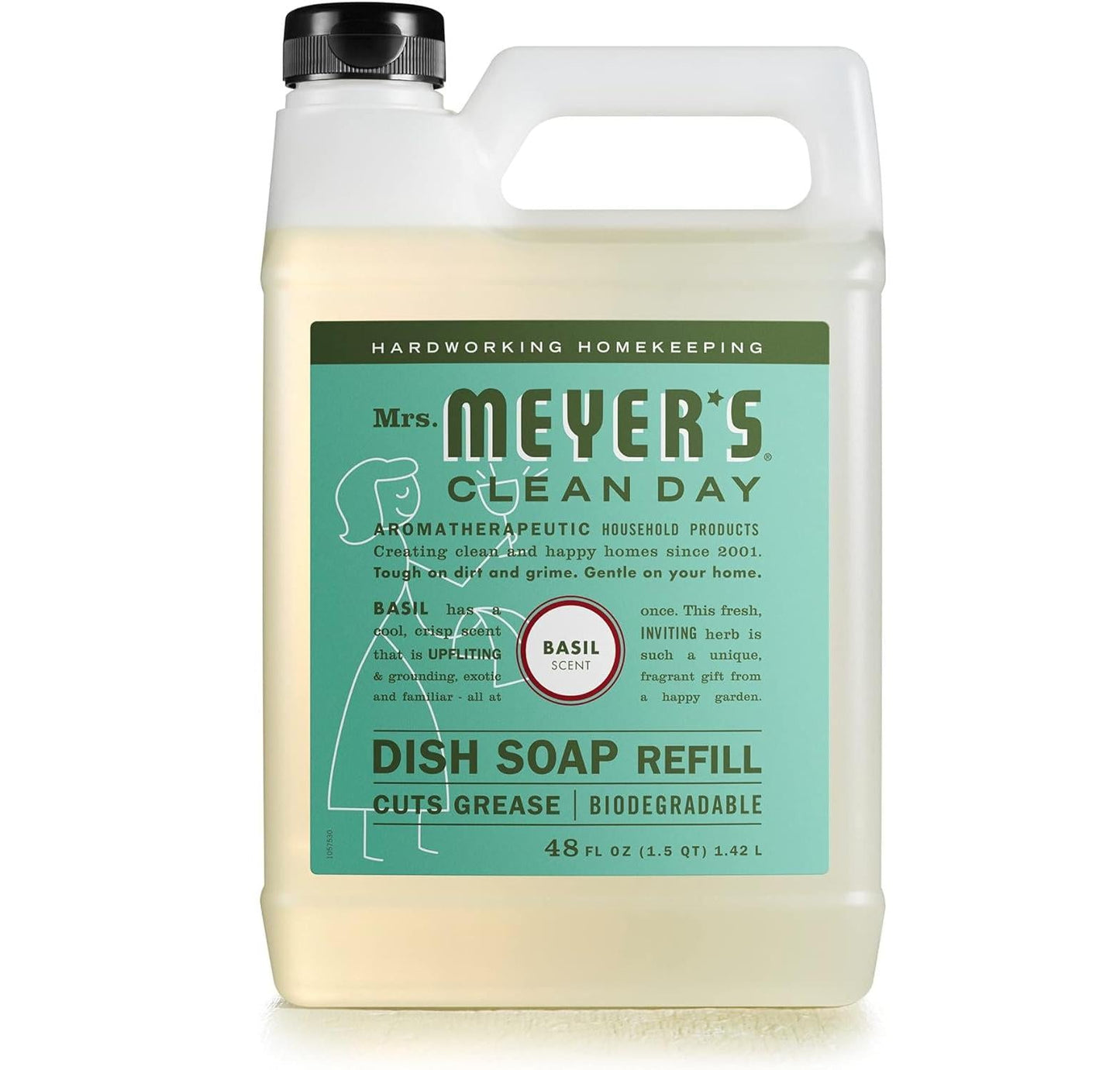 MRS._MEYER'S_CLEAN_DAY_Liquid_Dish_Soap_Refill,_Biodegradable_Formula,_Basil,_48_fl._oz