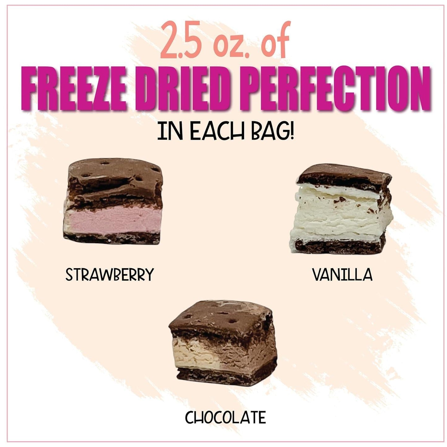 Freeze_Dried_Ice_Cream_Sandwich_Bites_-_Crunchy_&_Sweet_Snack_2.5oz_Freeze-Dried_Food_Space_Ice-Cream_Pack_Dehydrated_Resealable_Gift_Bag_-_Strawberry_Chocolate