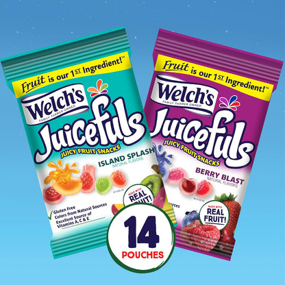 Welch's_Juicefuls_Juicy_Fruit_Snacks,_Island_Splash/Berry_Blast,_Perfect_for_School_Lunches_Fruit_Gushers,_Bulk_Pack,_Gluten_Free,_Individual_Single_Serve_Bags,_1_oz_(Pack_of_14)