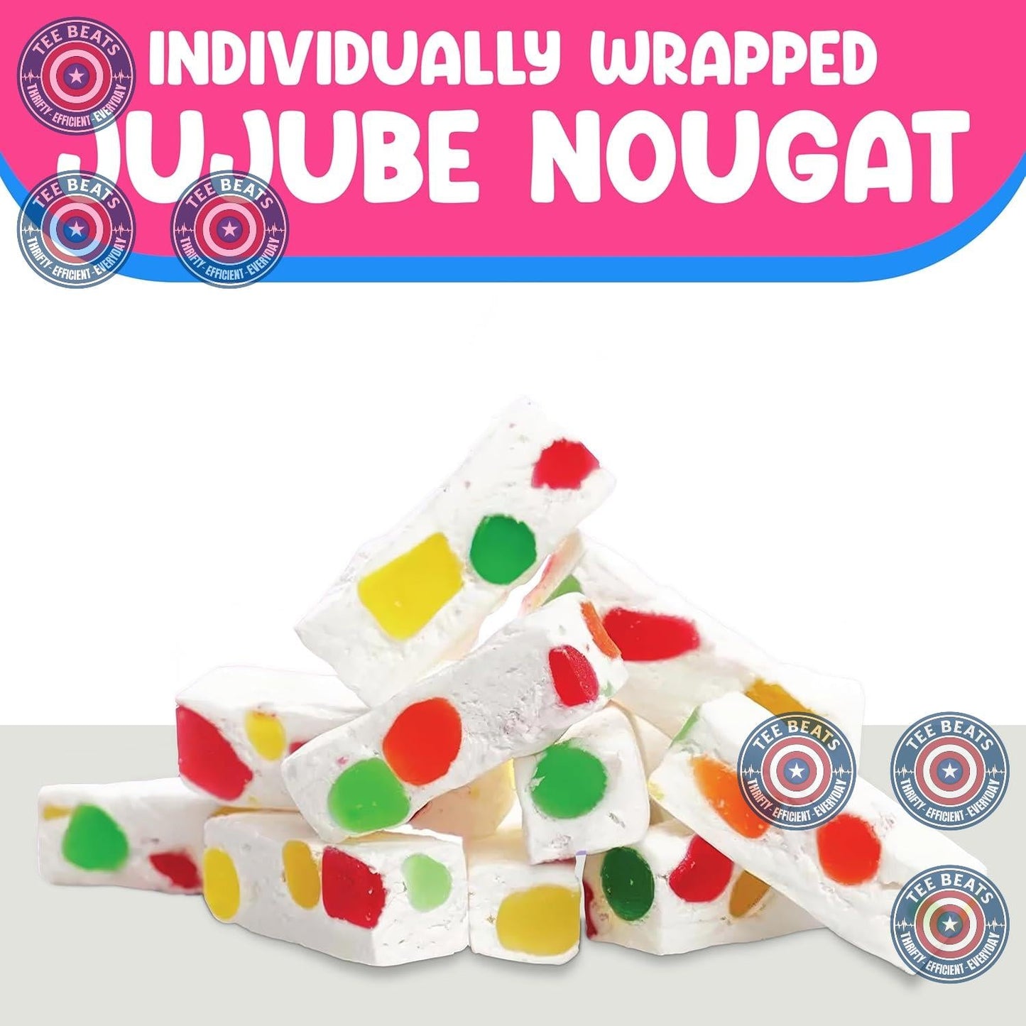 Jujube_Nougat_10oz_Approx_26_Pieces_-_Sweet_Candy_Individually_Wrapped_Fruit_Chews_Chewy_With_Jelly_Fruits_Beans_Dish_Essential_-Nougat_Fruities_Perfect_for_Sharing_Adults_&_Kids