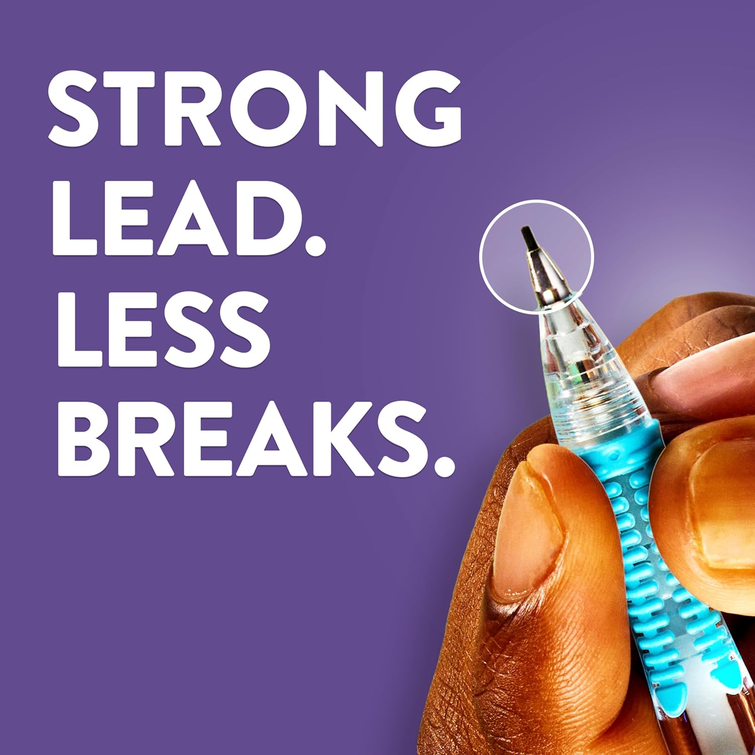 Paper_Mate_Clearpoint_Mechanical_Pencils_0.7mm_HB_#2_Pencil_Set_Art_Supplies_Teacher_Sketching_Drafting_College_School_Black_Barrels_4_Count