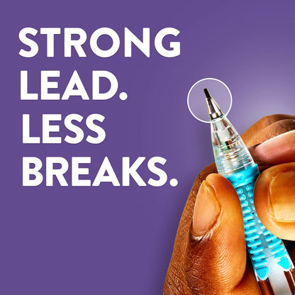 Paper_Mate_Clearpoint_Mechanical_Pencils_0.7mm_HB_#2_Pencils_Lead_6_Count_Assorted_Barrel_Colors_Soft_Grip_Design