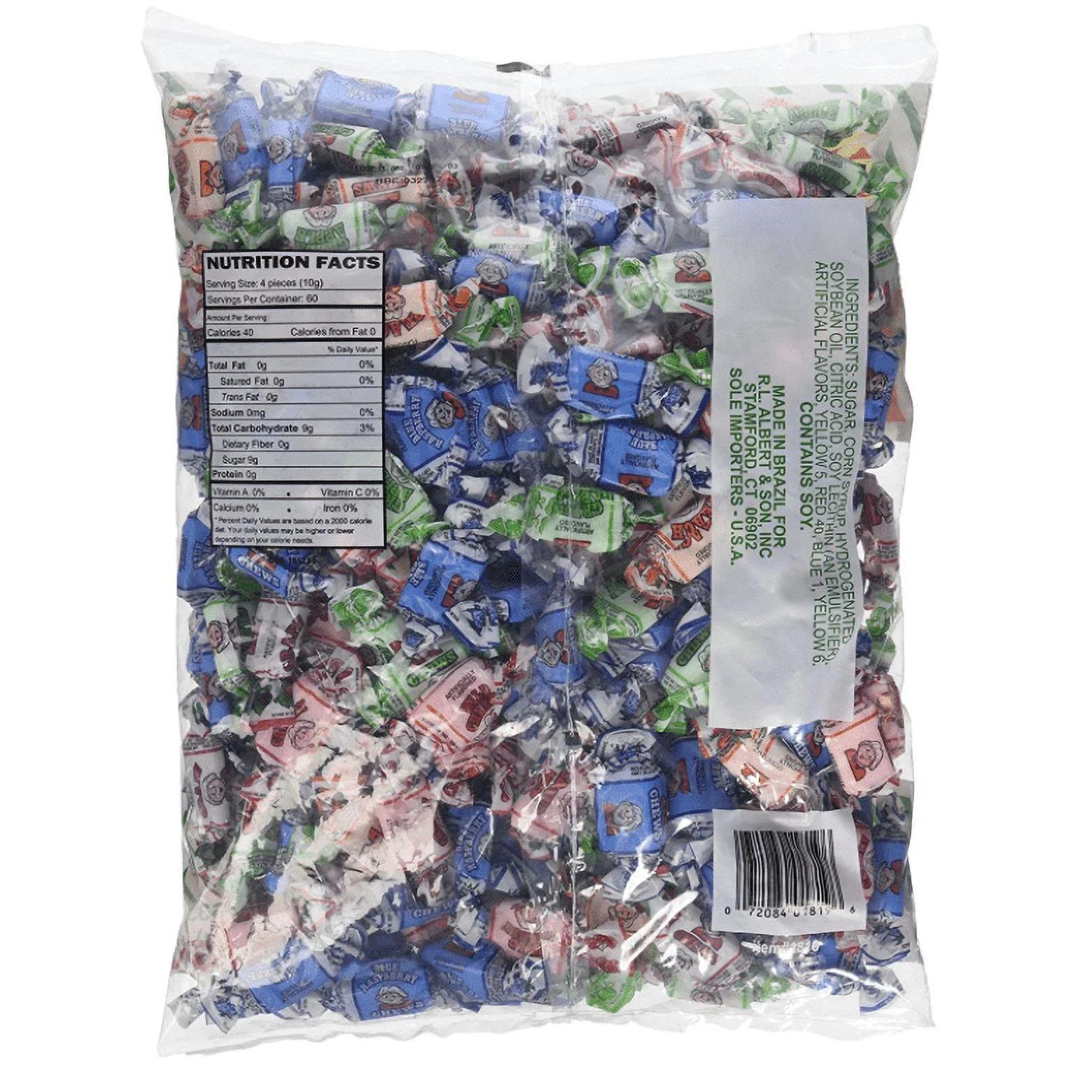 Albert's_Chews_Fruit_Assorted_Bag,_240_Piece,_21.2_Ounce_Snack_Bubblegum_Gum