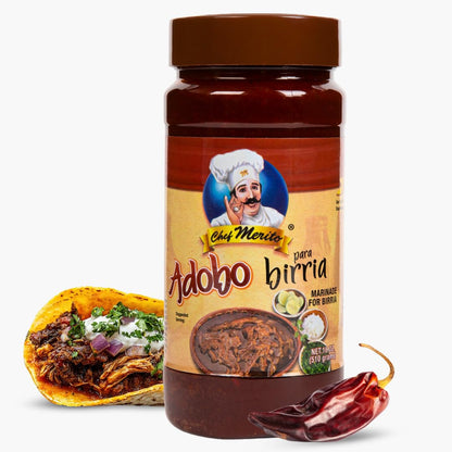 Chef_Merito_Birria_Marinade_|_Authentic_Mexican_Flavor_|_14-15_Uses_|_Add_Water_or_Broth_|_Mild_Heat_|_Perfect_for_Birria_Tacos_&_Stews_|_Made_in_USA_|_Trusted_Since_1985_|_Traditional_Perfume