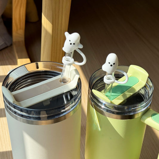 Cute_Ghost_Straw_Covers_Cap_Compatible_with_Stanley_Cup_30_40_oz,_4PCS_Silicone_Reusable_Drinking_Straw_Topper_Including_2_styles,_Funny_Tumbler_Accessories_Perfect_Halloween_Decorations