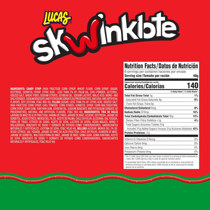 Lucas_Skwinklote_Watermelon_Flavor_Sweet_and_Sour_Candy_Strip_1.41oz_-_6_Pieces_Pack_for_Treats,_Snack,_Parties_&_Piñatas_-_Bonbon