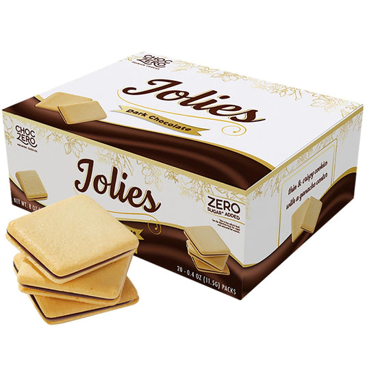 ChocZero_Chocolate_Cookies,_Dark_Jolies,_Gluten_Free,_No_Added_Sugar,_20_Crispy_Filled_Keto_Cookies_Per_Box,_8_Ounce_(Pack_of_1)