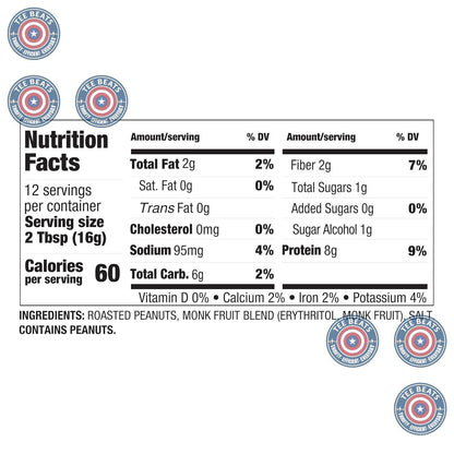 PBfit_7_Ounce_No_Sugar_Added_Peanut_Butter_Powder,_Powdered_Spread_from_Real_Roasted_Peanuts,_8g_Protein,_Made_with_Erythritol_and_Monk_Fruit_(Pack_of_1)