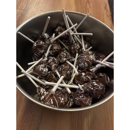 Tootsie_Pops_Single_Flavor_Bag_-_Chocolate_Flavored_Lollipops_with_Chocolatey_Center_-__Brown_Candy_-_Peanut_Free,_Gluten_Free,_50_Count_(Pack_of_1)