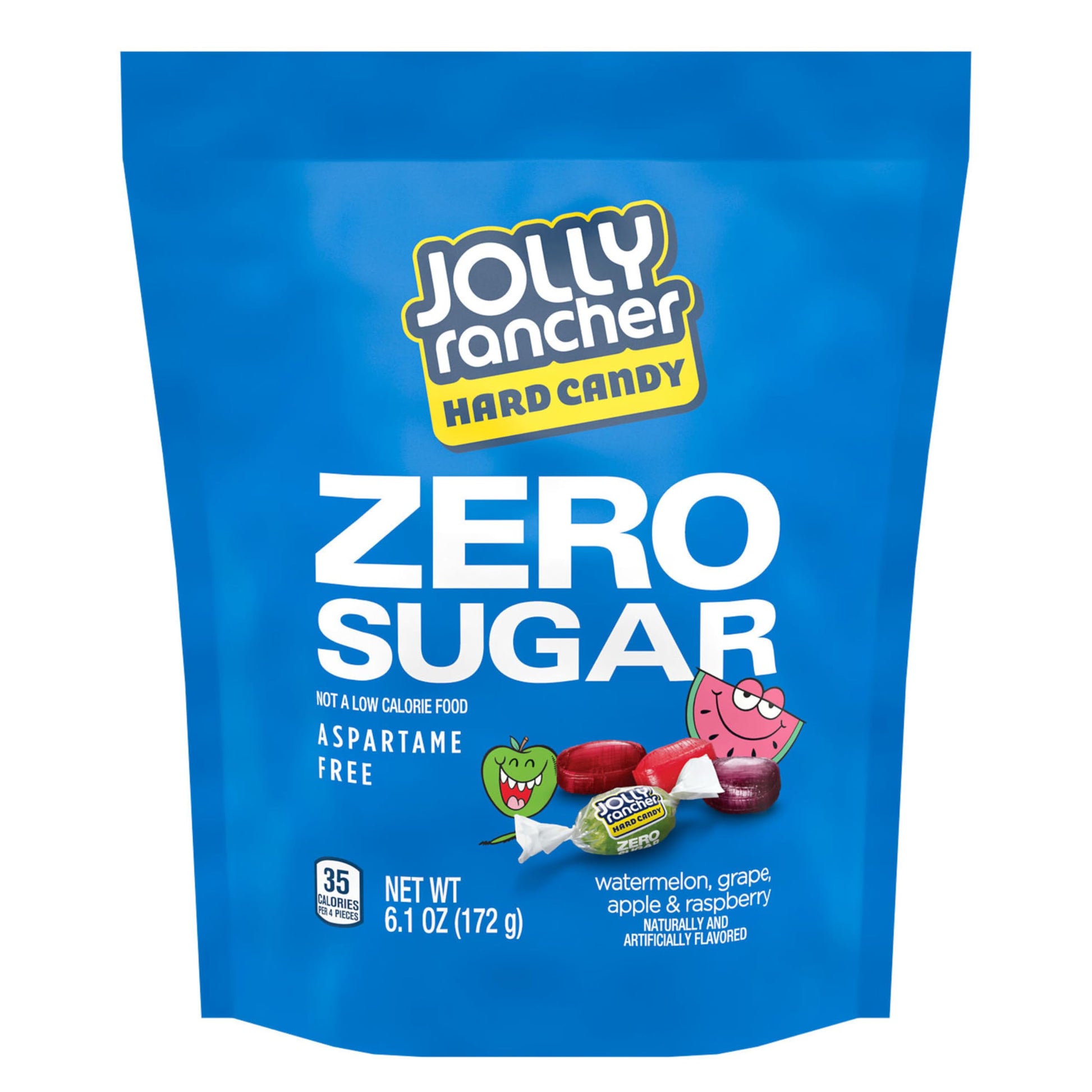 JOLLY_RANCHER_Zero_Sugar_Assorted_Fruit_Flavored_Hard_Candy_Bag,_6.1_oz_Snack_Bonbon