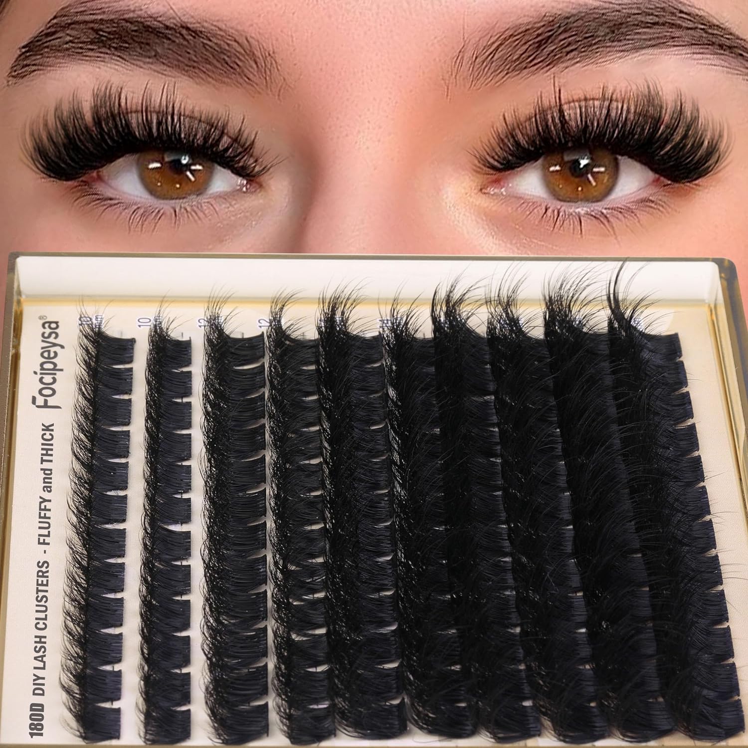 Eyelash_Extension_Kit_Thick_Lash_Clusters_Kit_10-18mm_Fluffy_Clusters_Lashes_180D_Individual_Eyelashes_Kit_with_Lash_Bond,_Lash_Remover,_Lash_Applicator_DIY_Lash_Extension_for_Beginners,_180D-D_Curl