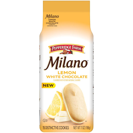 Pepperidge_Farm_Milano_White_Chocolate_Lemon_Flavored_Cookies,_7_Oz_Bag