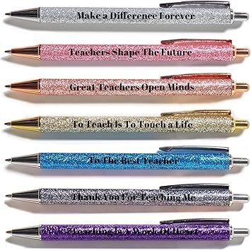 Seven_Days_of_The_Week_Pen_Describing_Mentality,Glitter_Ballpoint_Pens,Black_Ink_Medium_Point_1.0_mm_Gift_Pens,_Cute_Pens_Office_Supplies_for_Women