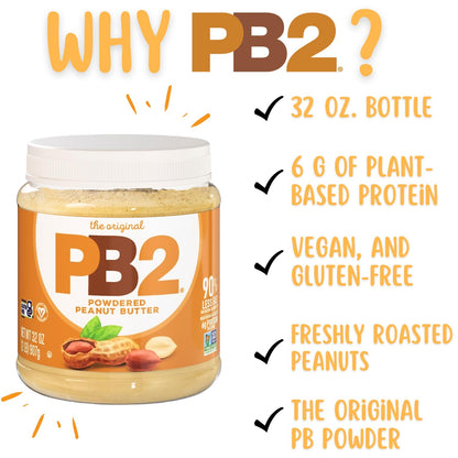 PB2_Original_Powdered_Peanut_Butter_-_6g_of_Protein,_Certified_Gluten_Free,_Only_60_Calories_per_Serving,_Perfect_for_Protein_Shakes,_Smoothies,_and_Low-Carb,_Keto_Diets